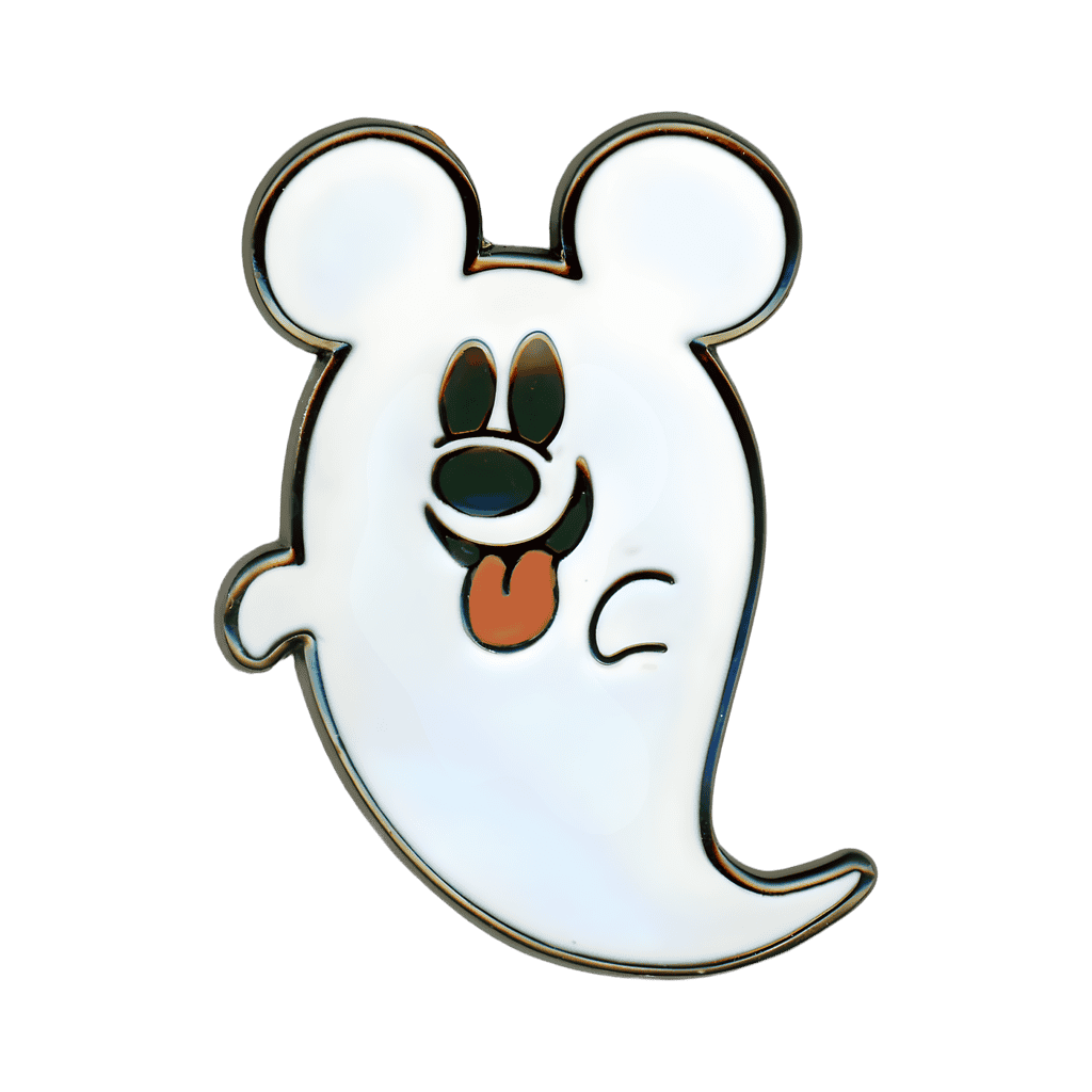 Ghost with his Tounge Out Disney pin