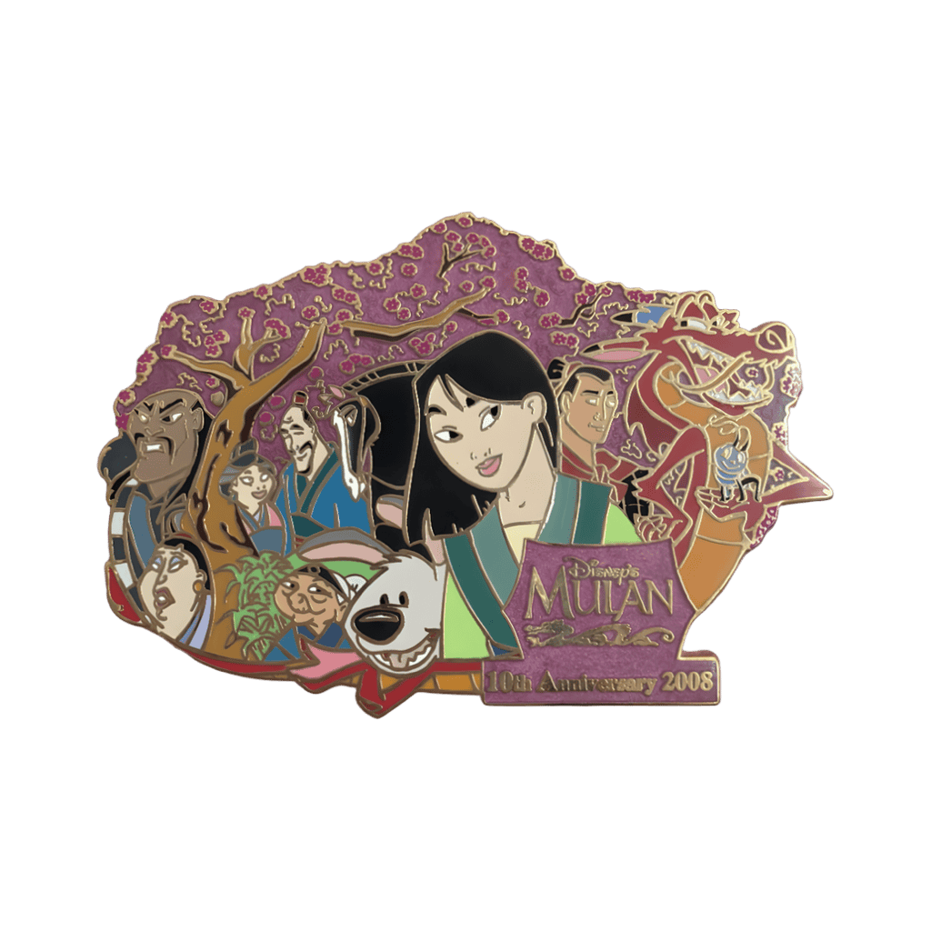 Mulan and Friends 10th Anniversary Disney pin