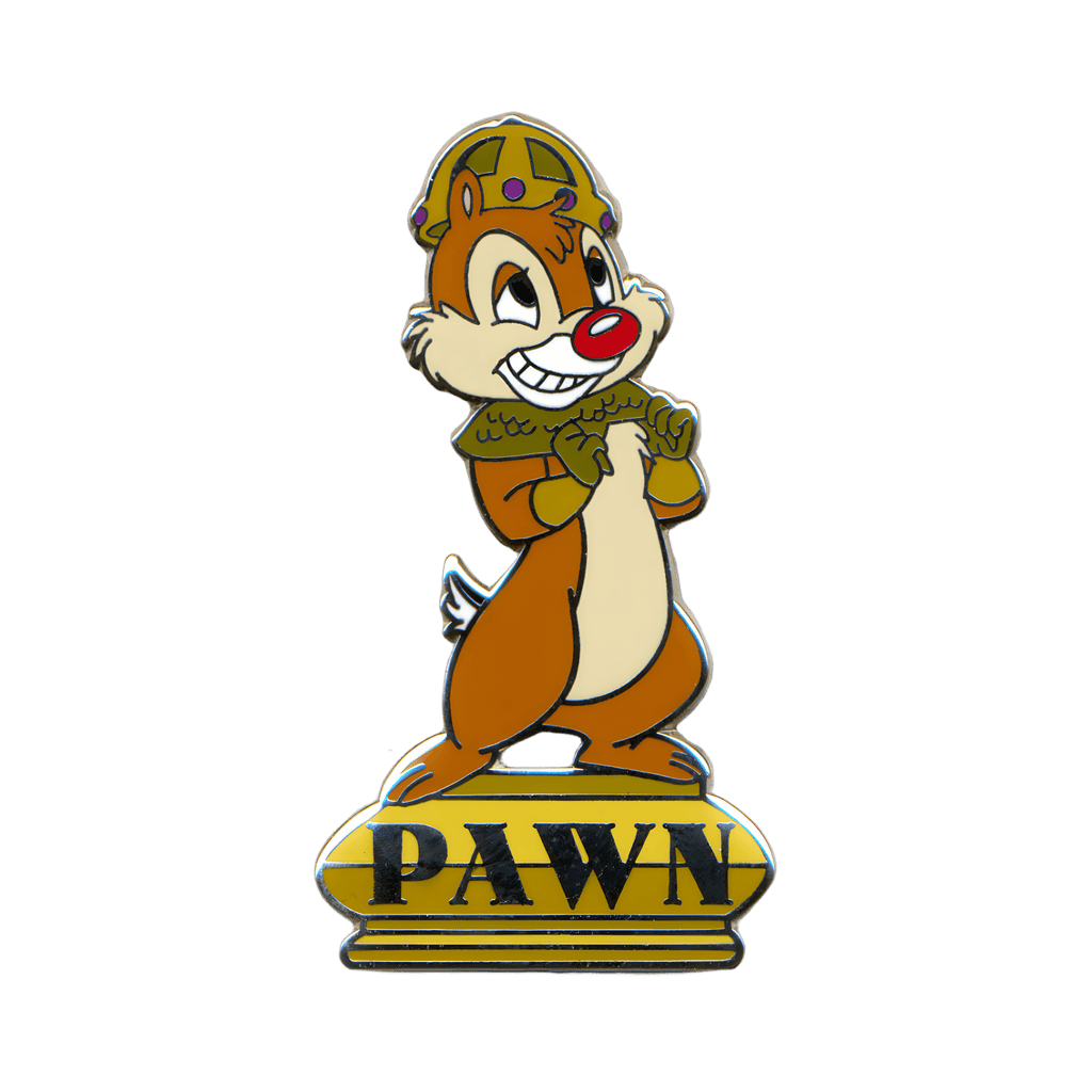 Dale - Gold Pawn #3 Disney pin