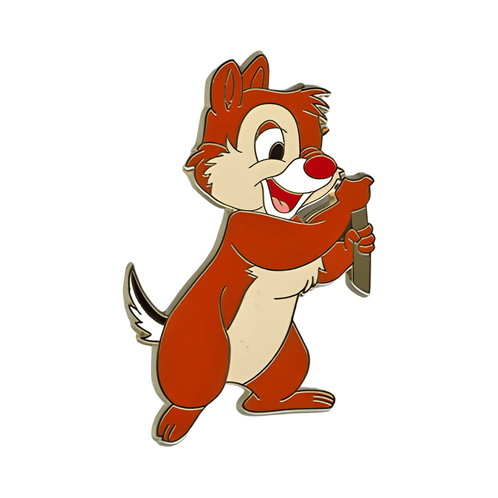 Pluto with Chip & Dale Greeting Card Disney pin
