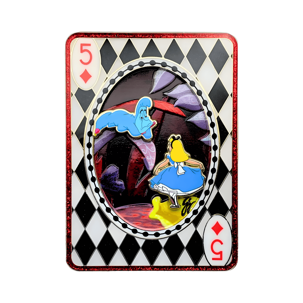 Advice From a Caterpillar - Five of Diamonds Disney pin