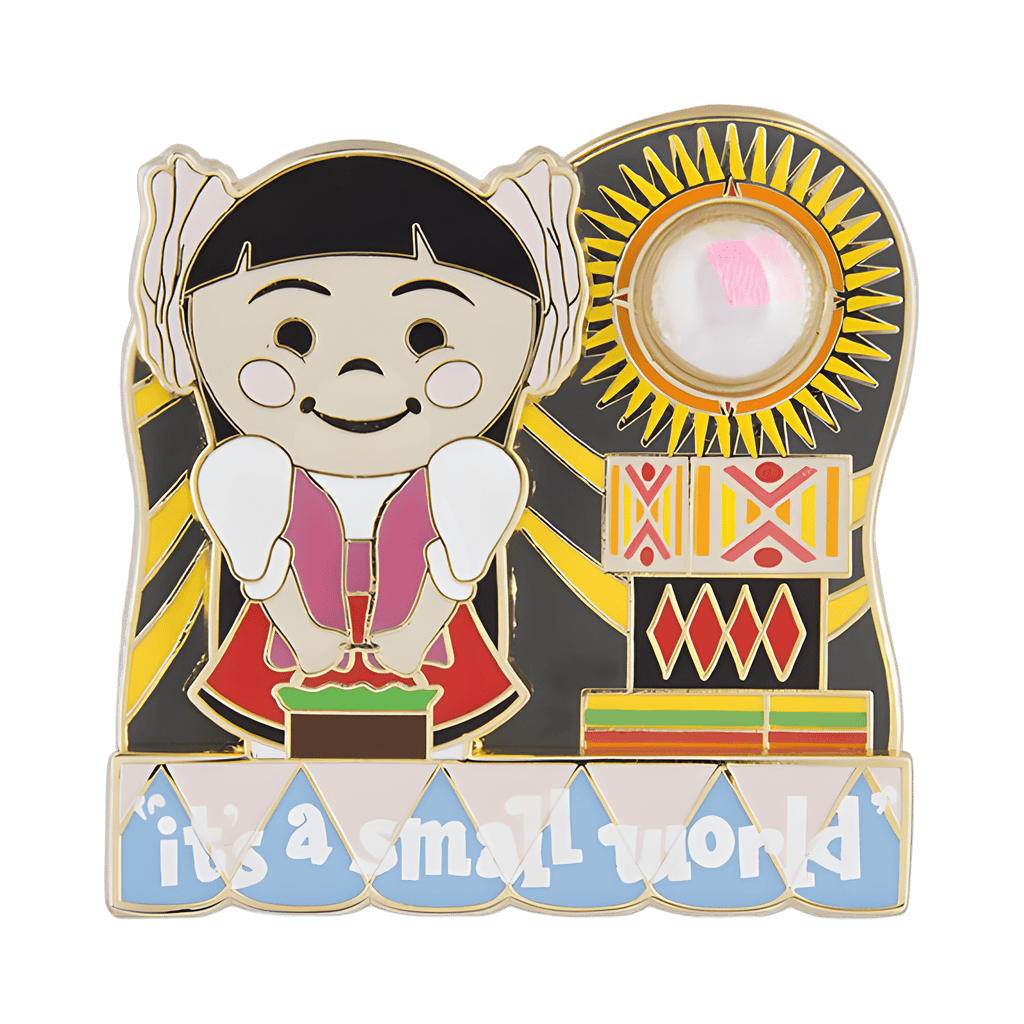 it's a small world (Black Hair Variant) Disney pin