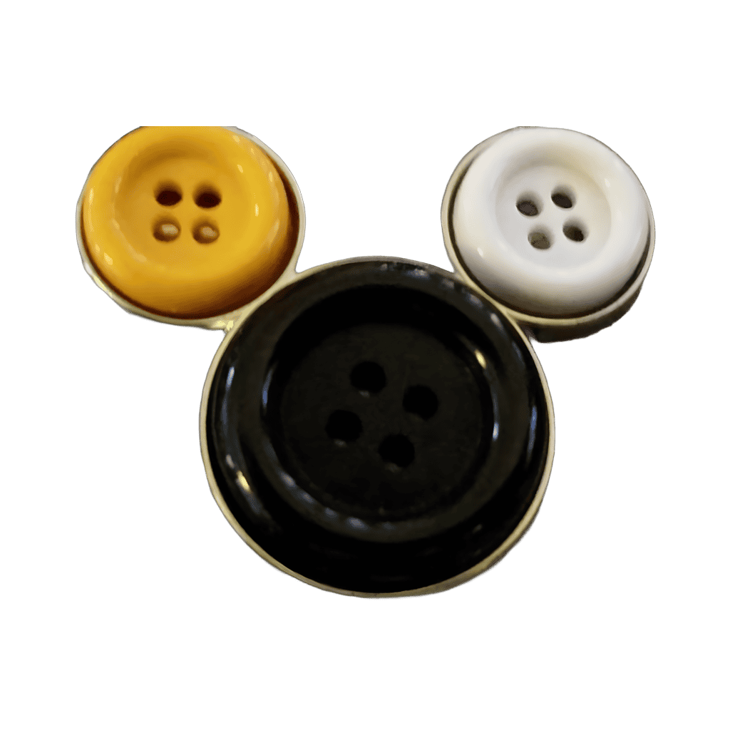 Mickey Button head Disney pin