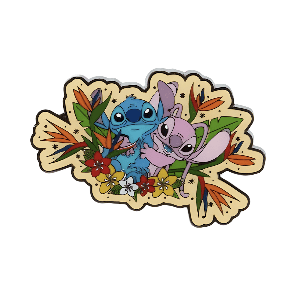 Angel and Stitch Side Hug Disney pin