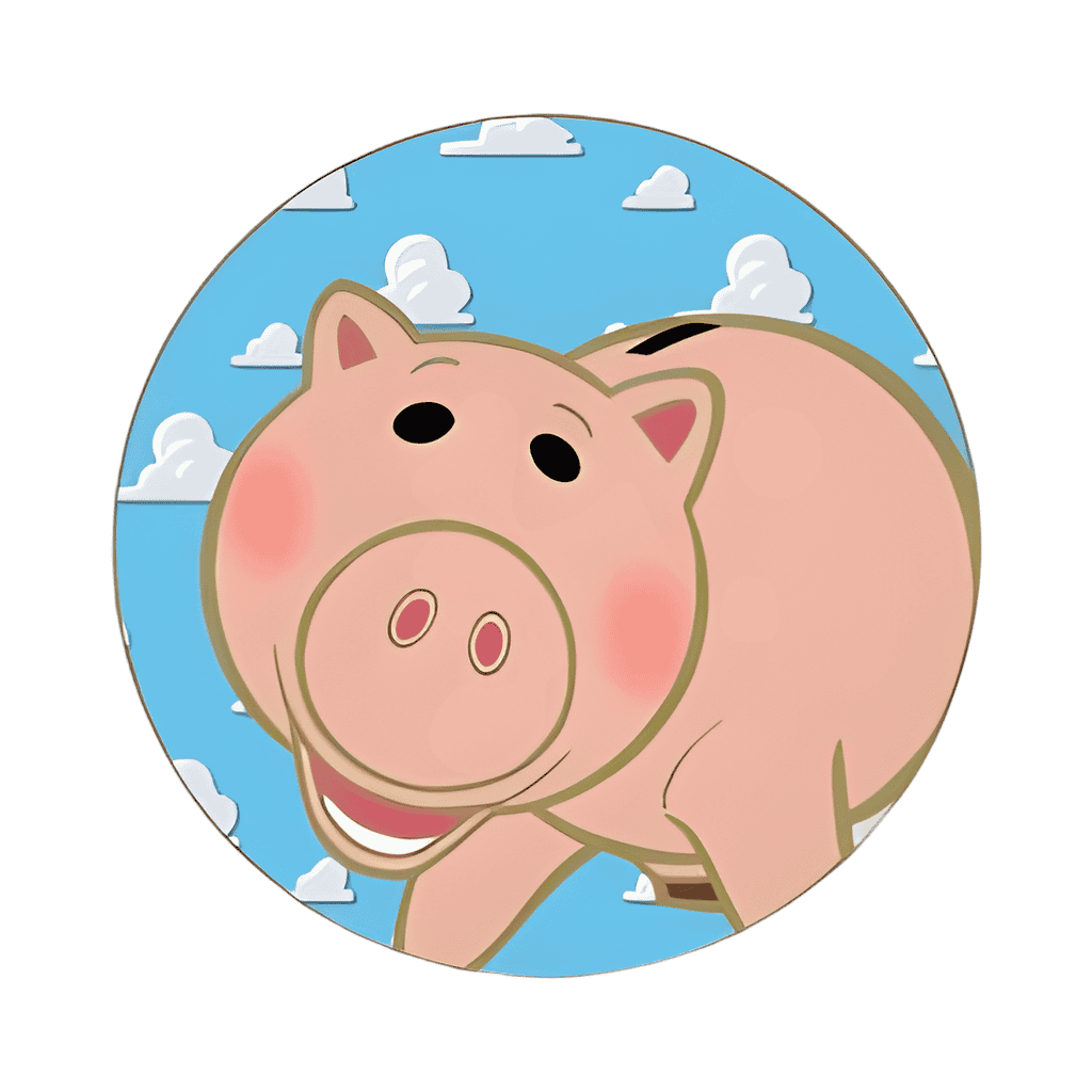 Hamm Disney pin