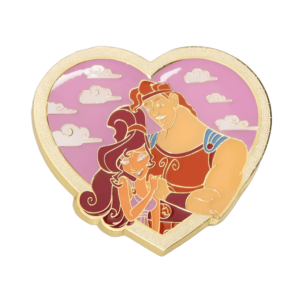 Meg & Hercules Heart Disney pin