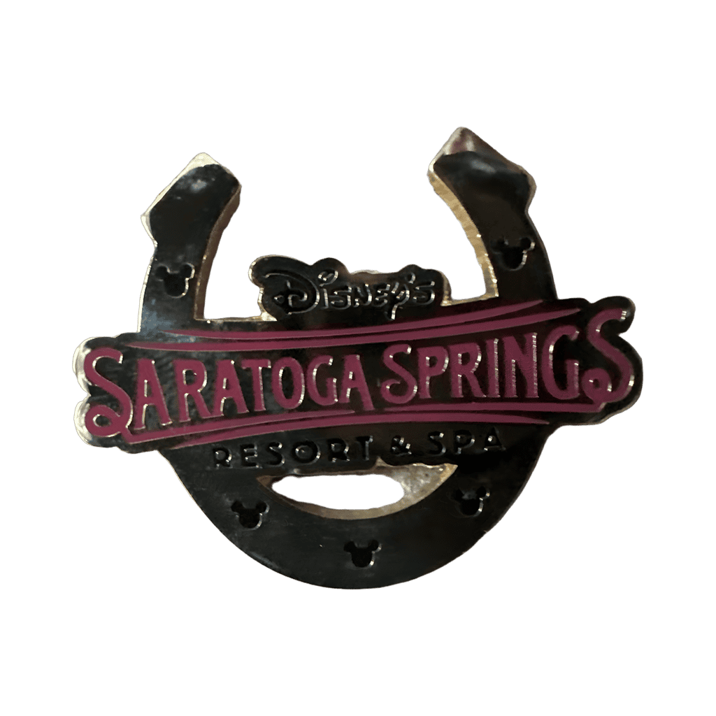WDW Horseshoe Logo Saratoga Springs Resort Disney pin