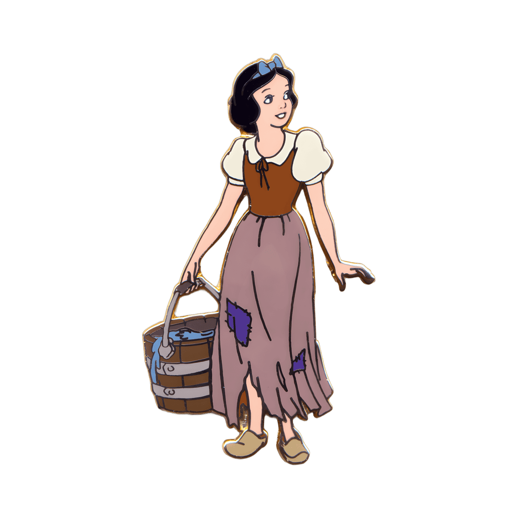 Snow White in Rags with Bucket Disney pin