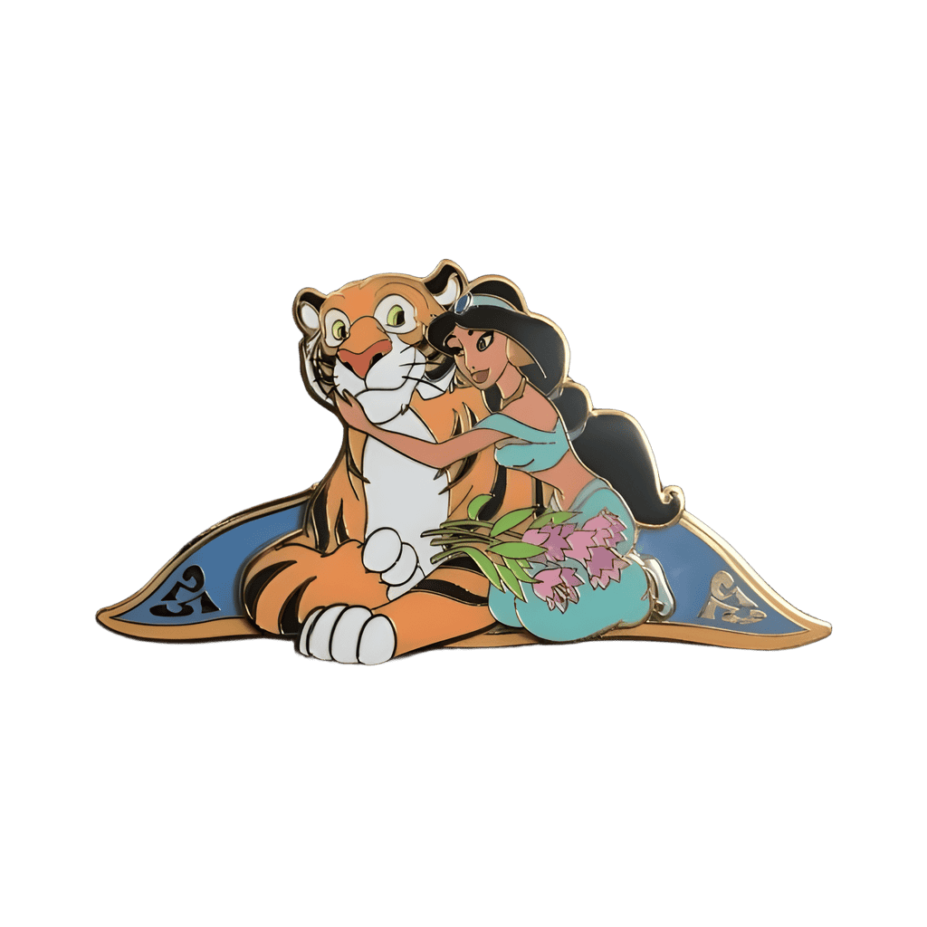 Jasmine and Rajah (SURPRISE) Disney pin
