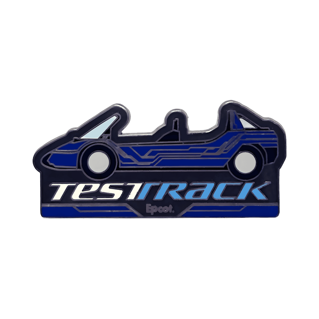 New Test Track Car Logo Disney pin