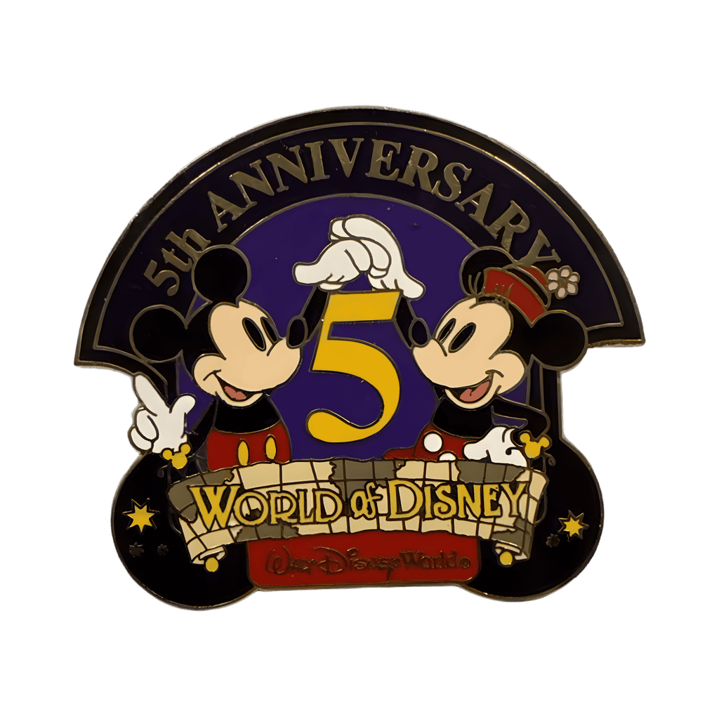 5th Anniversary Disney pin