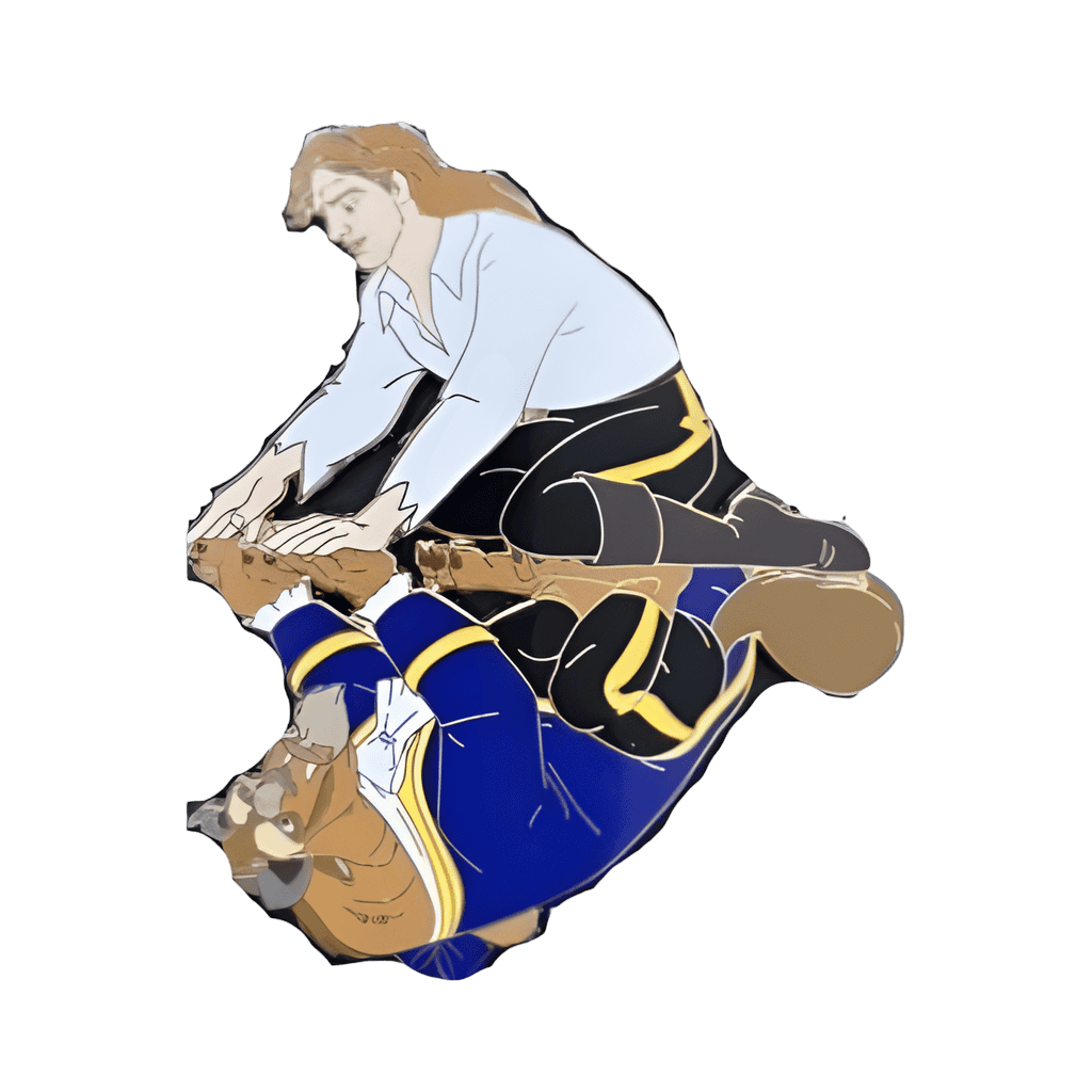 The Beast/Adam Disney pin