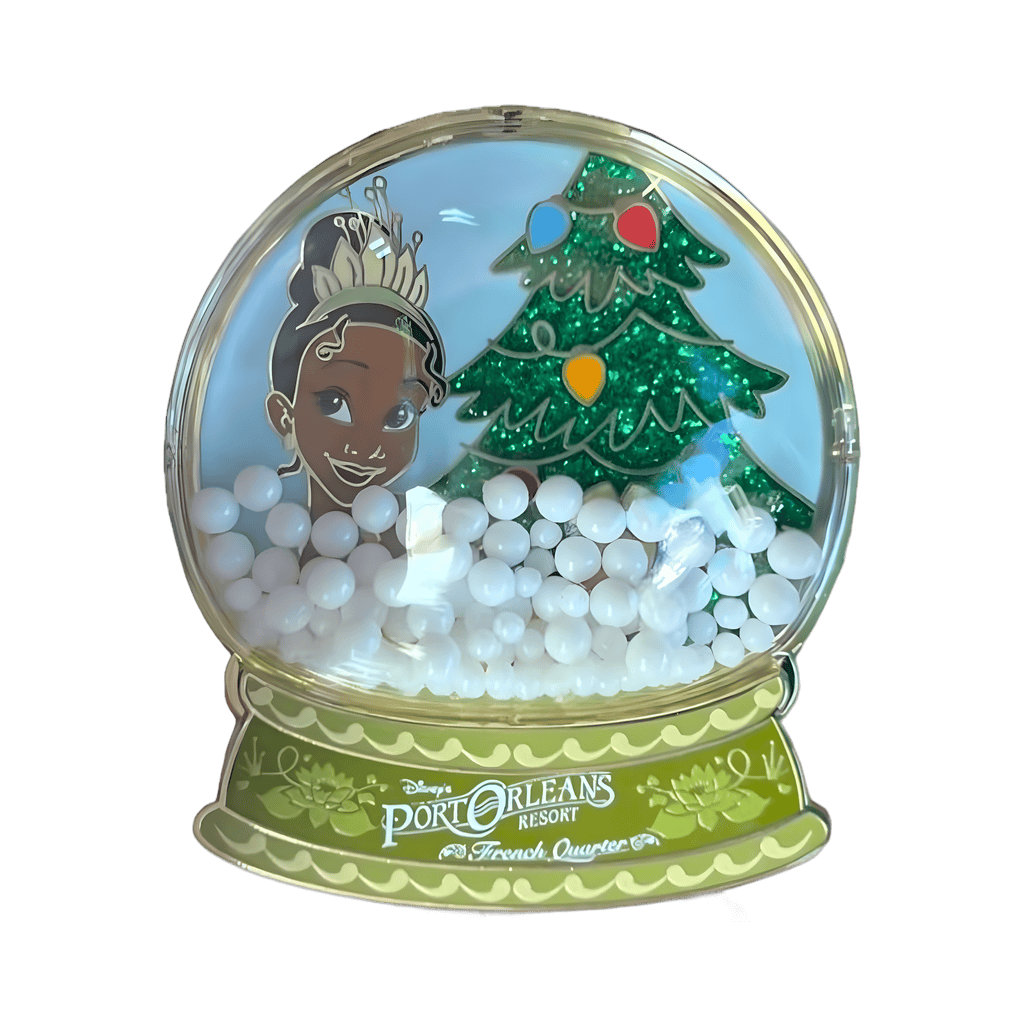 Tiana - French Quarter Port Orleans Snow Globe Disney pin