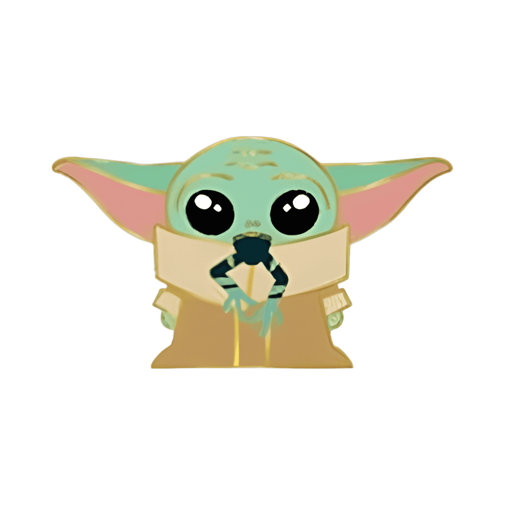 The Child Eating Disney pin