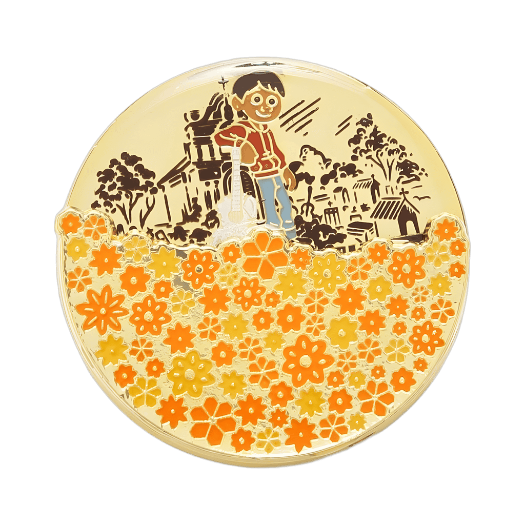Miguel in Land of Living/Dead Marigold Spinner Disney pin