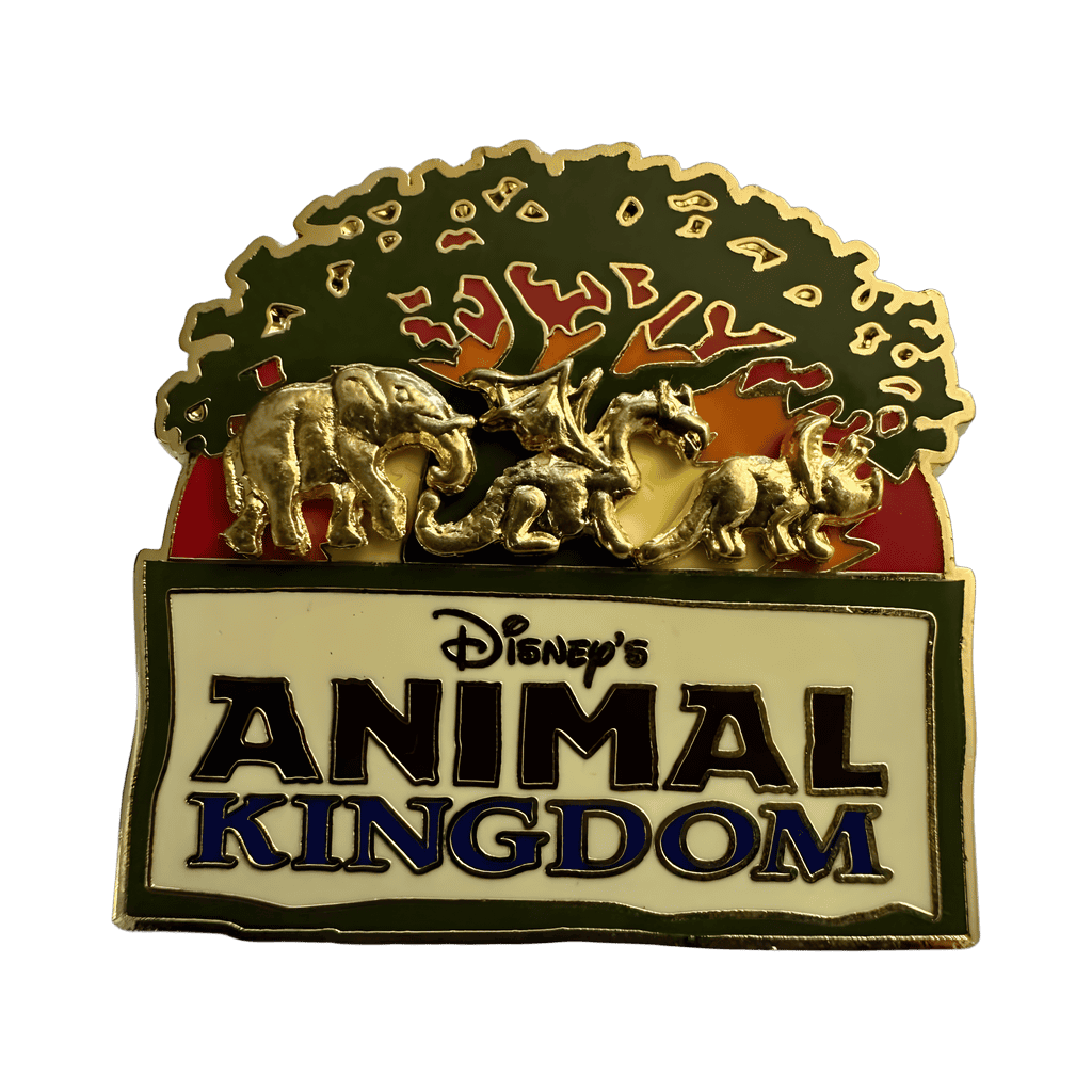Elephant, Dragon and Dinosaur - Tree of Life Disney pin