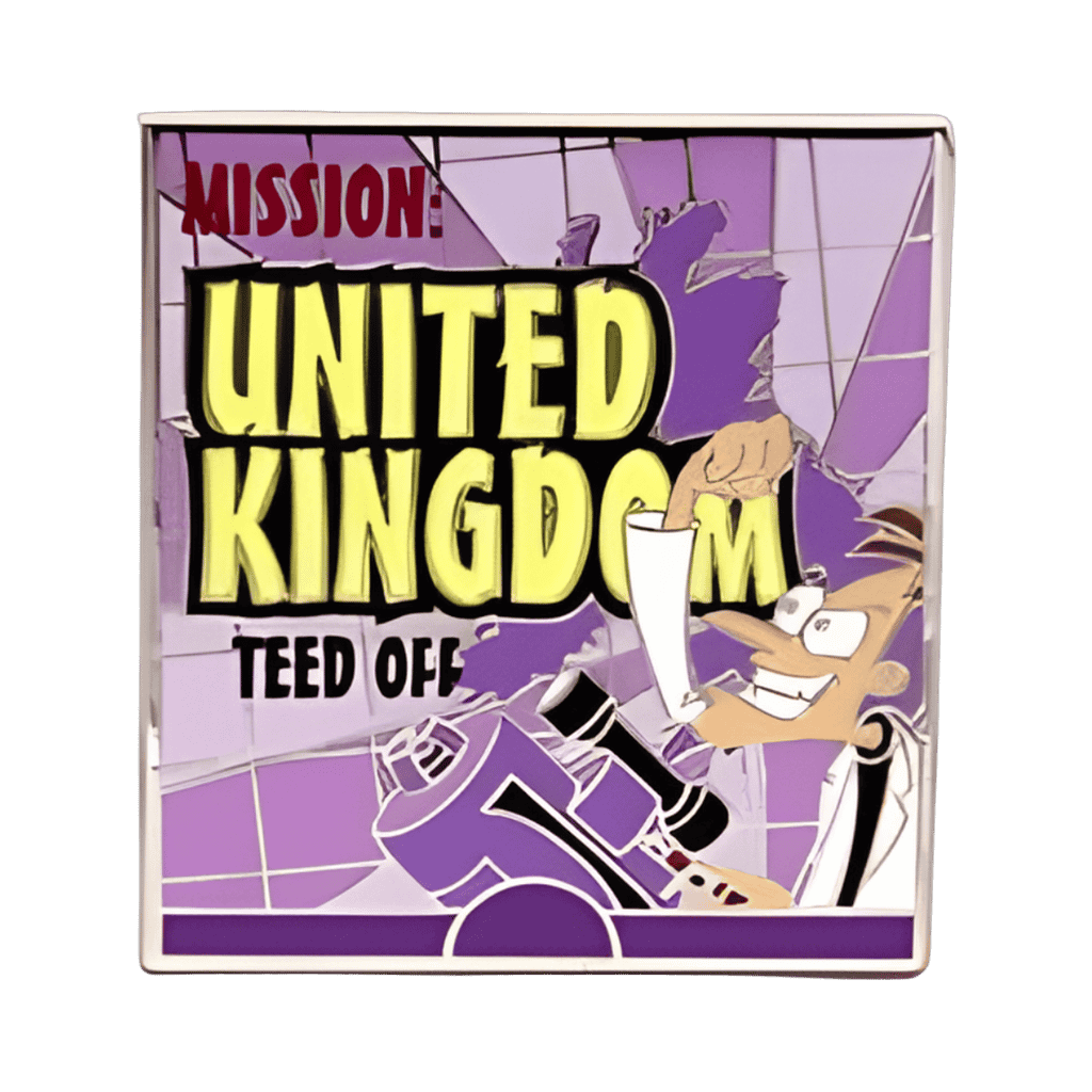 Mission: United Kingdom Teed Off (Dr. Doofenshmirtz) Disney pin