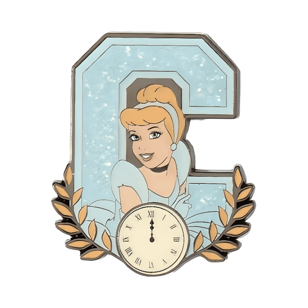 Cinderella "C" Disney pin
