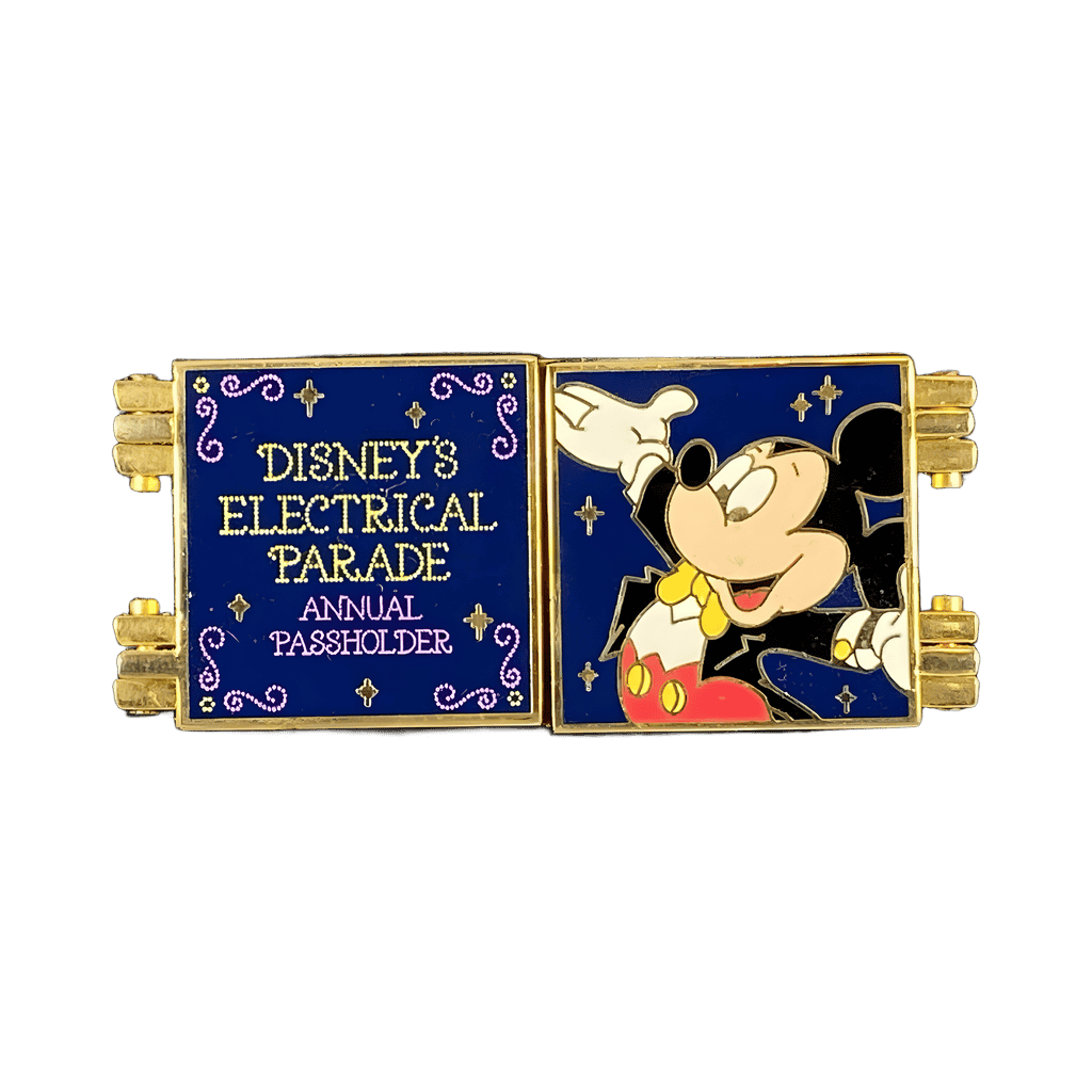 Annual Passholder- Hinged Mickey with Elliott Float Disney pin