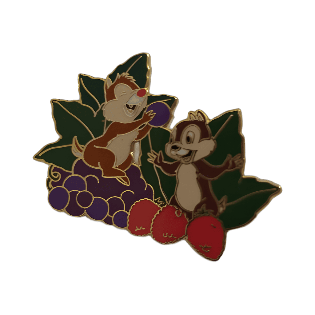 Grapes & Strawberries - Chip & Dale Disney pin