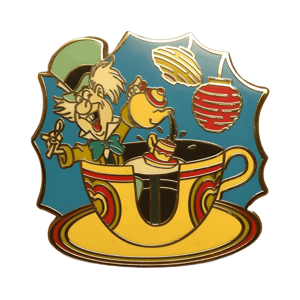 Mad Hatter Tea Cups Disney pin