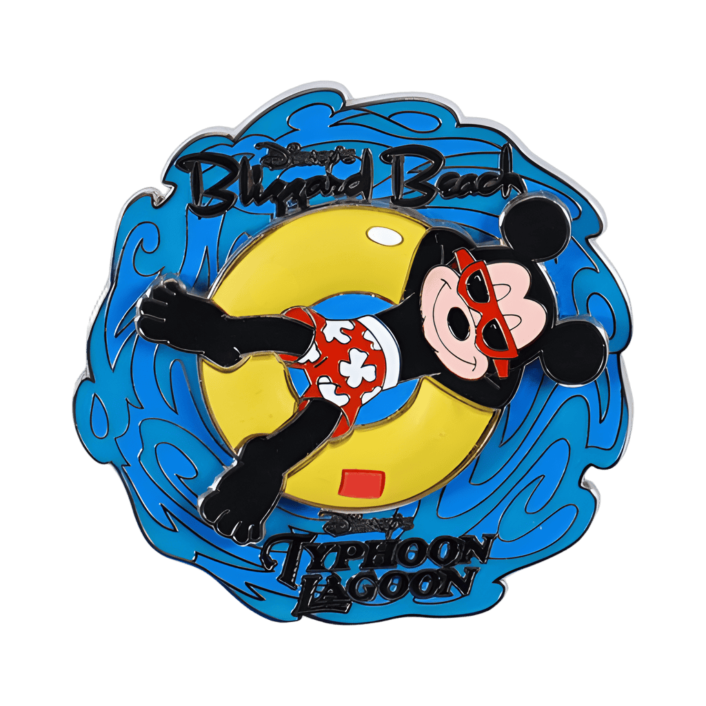 Mickey Yellow Floaty Spinner - Blizzard Beach and Typhoon Lagoon Disney pin