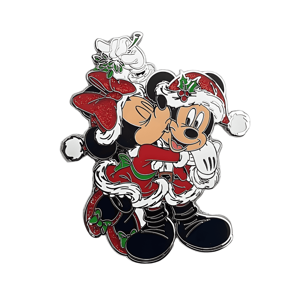 Noël Mickey and Minnie Disney pin