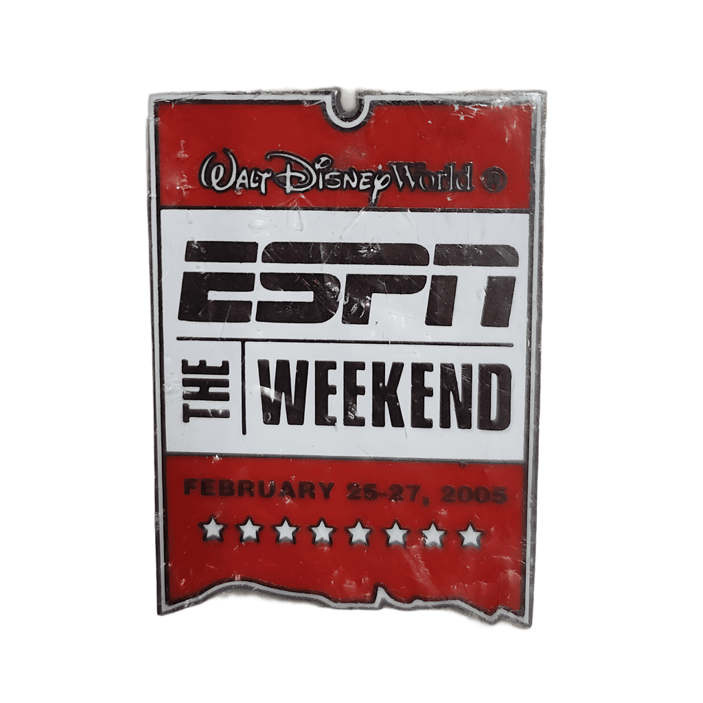 February 25 — 27, 2005 - Torn Ticket Stub Disney pin