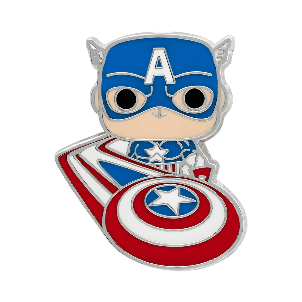 Captain America Throwing the Shield Disney pin