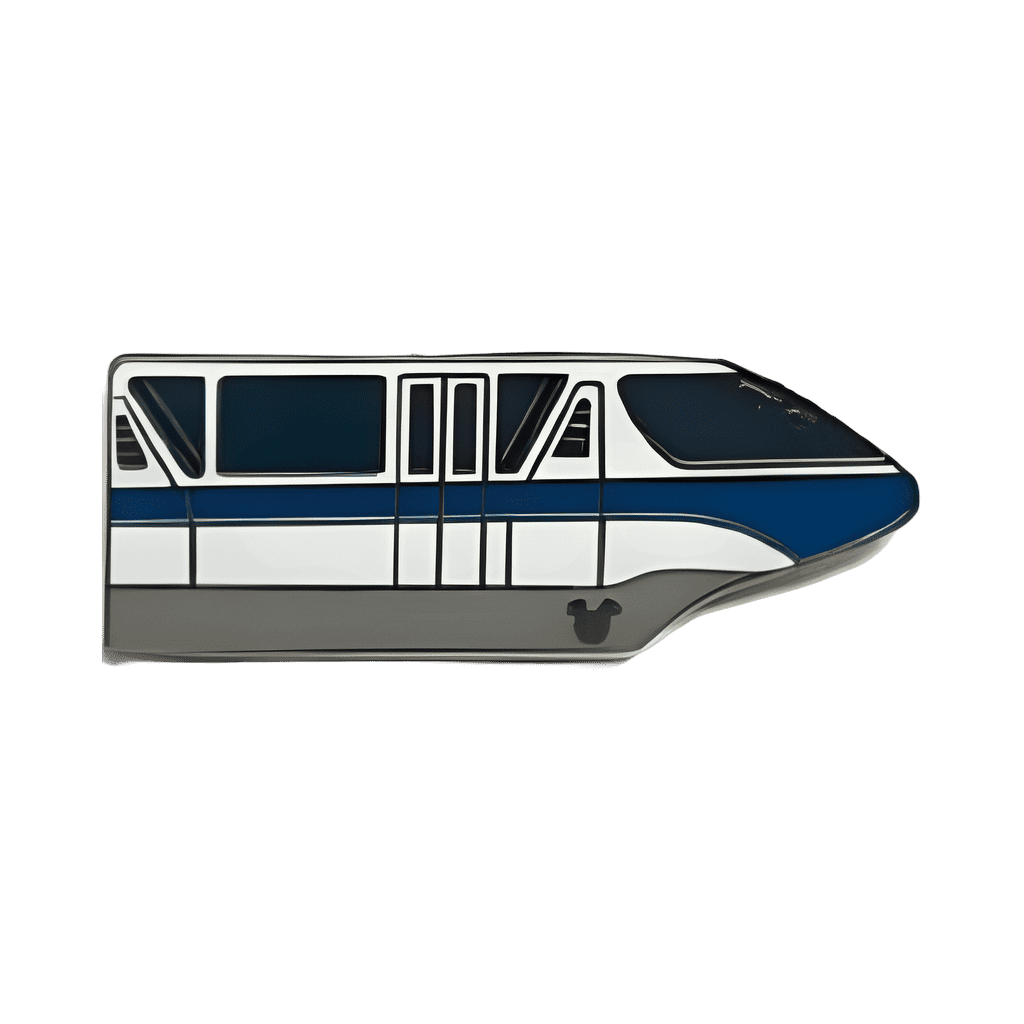 Monorail Blue Disney pin