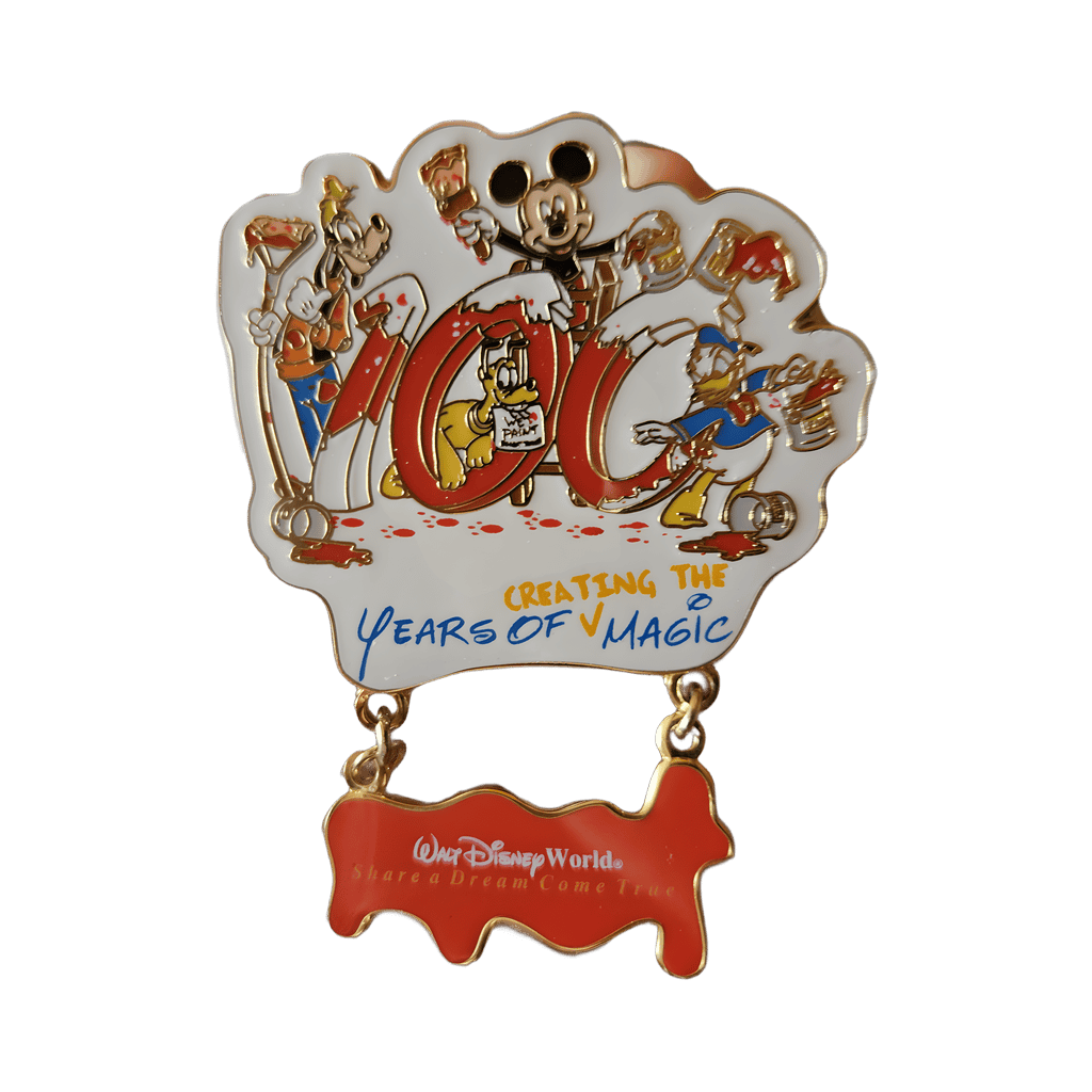 100 Years of Creating the Magic Dangle Disney pin
