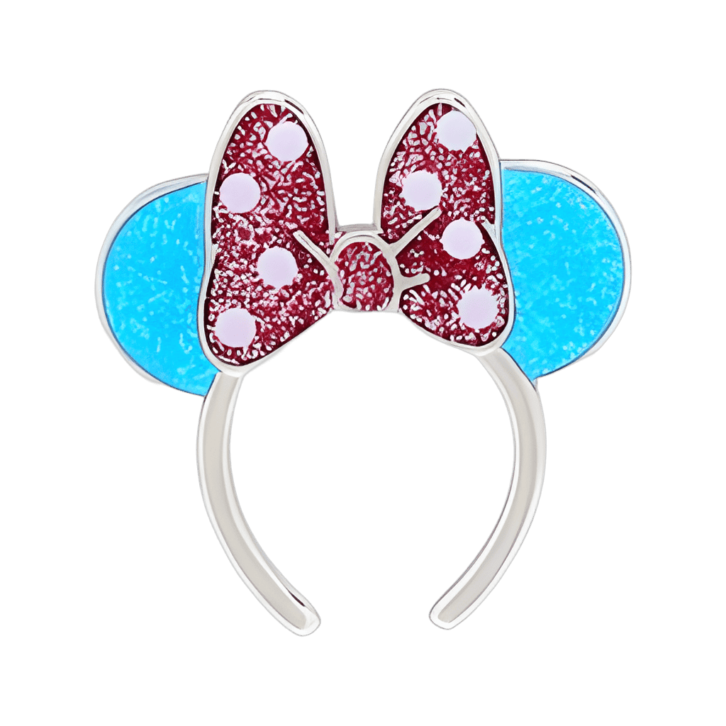 Red w/ White Dots Disney pin