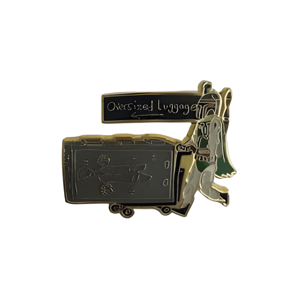 Boba Fett with Han Solo Carbonite Luggage Disney pin