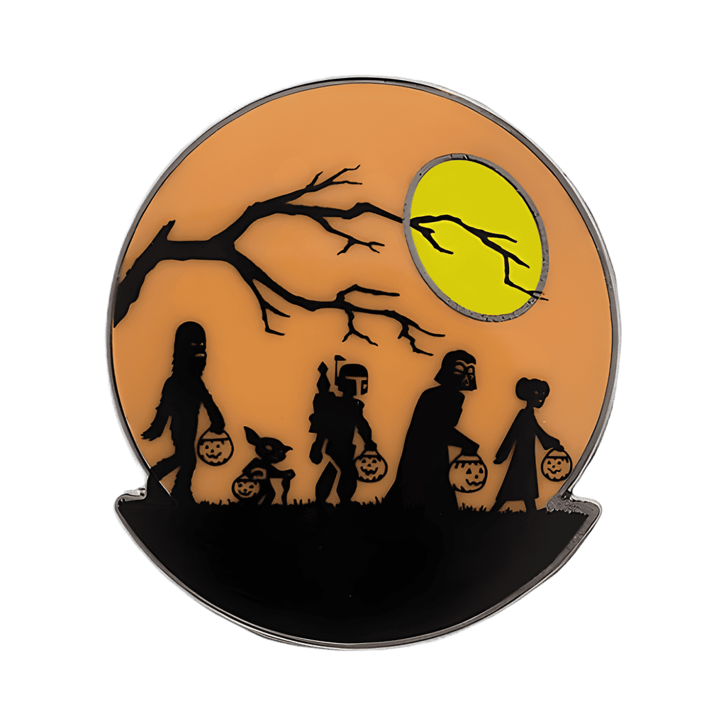 Trick or Treaters Silhouette Disney pin