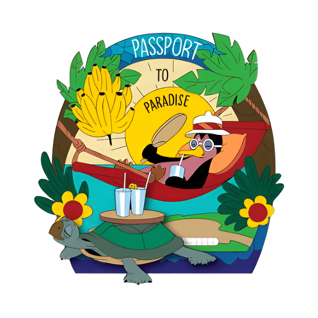 Passport to Paradise — Pablo the Cold-Blooded Penguin Disney pin