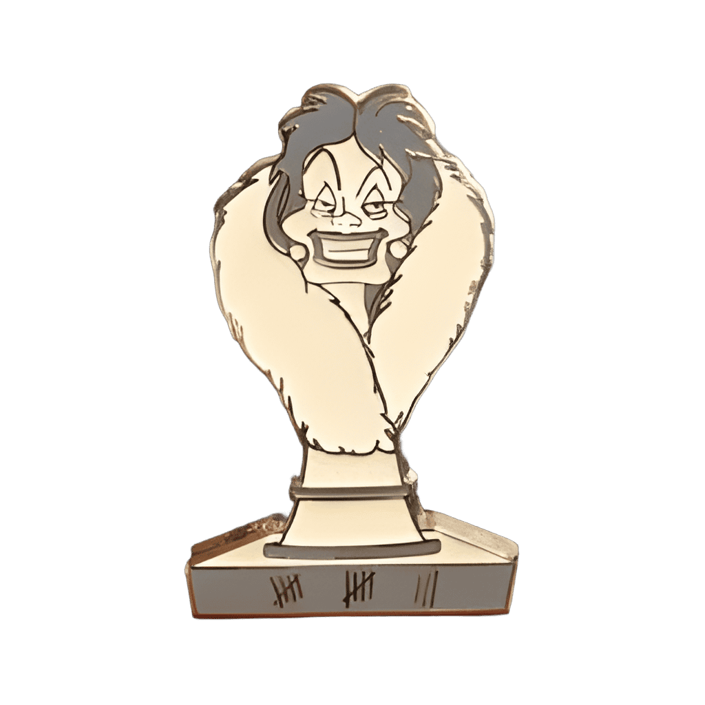 Cruella Bust Disney pin
