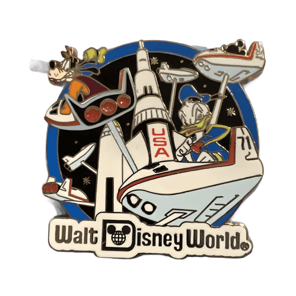 Goofy and Donald on Star Jets Disney pin