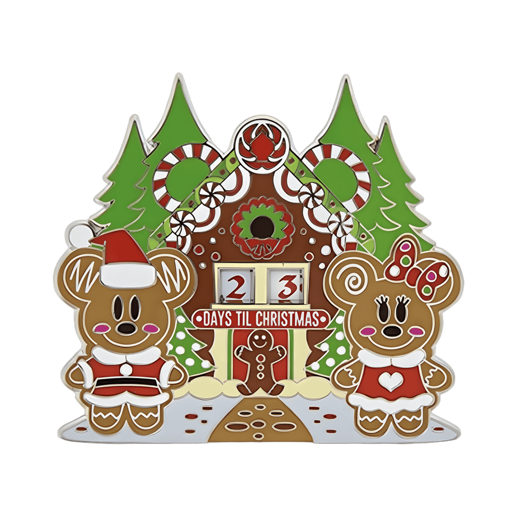 Mickey and Minnie Gingerbread House Disney pin