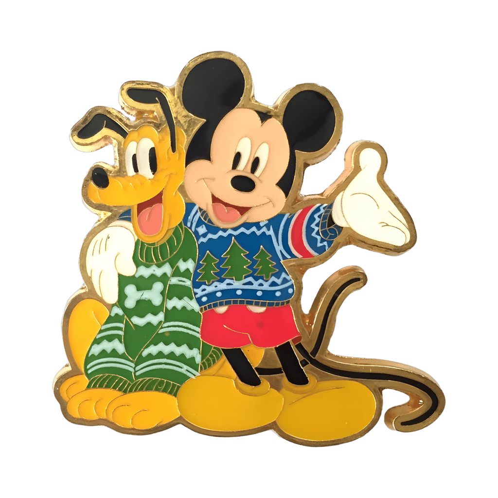 Mickey and Pluto Holiday Sweaters Disney pin