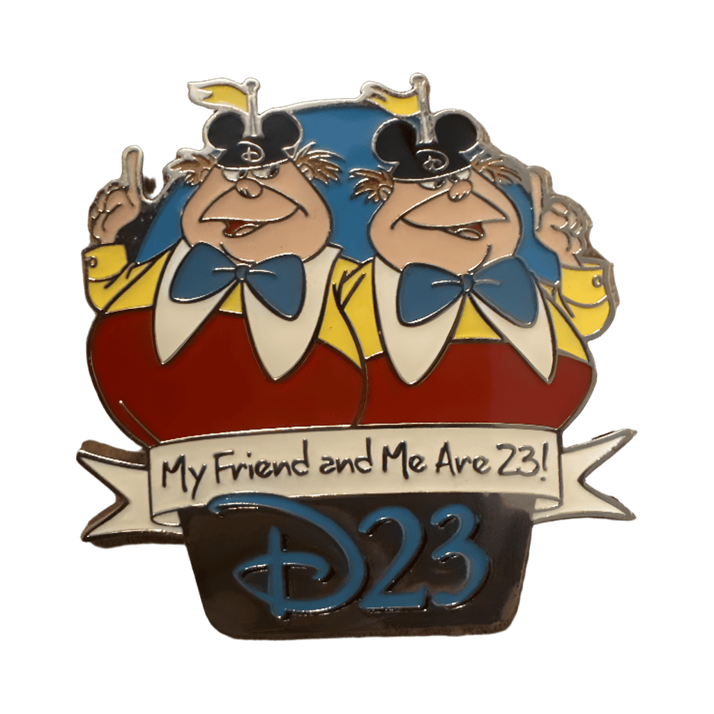 Tweedledee and Tweedledum - My Friend and Me Are 23! Disney pin
