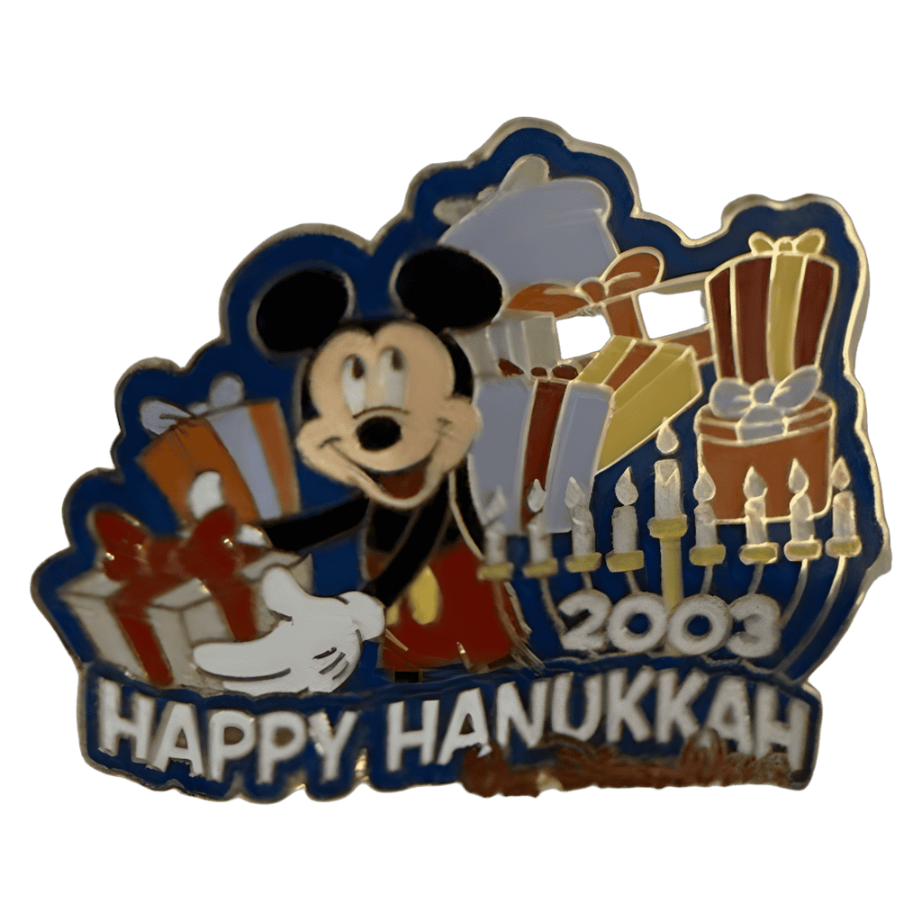 Happy Hanukkah Disney pin
