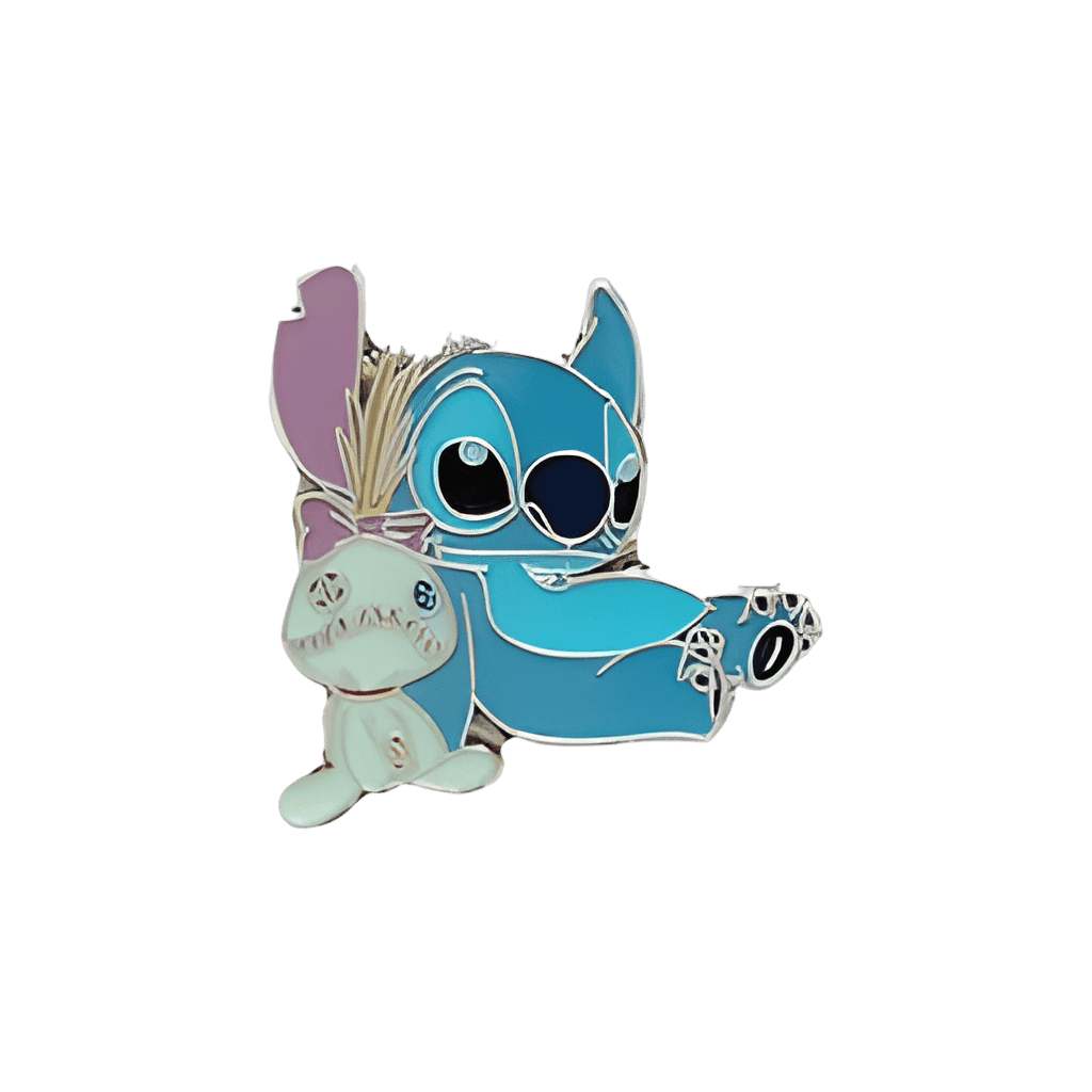 Stitch and Scrump Disney pin