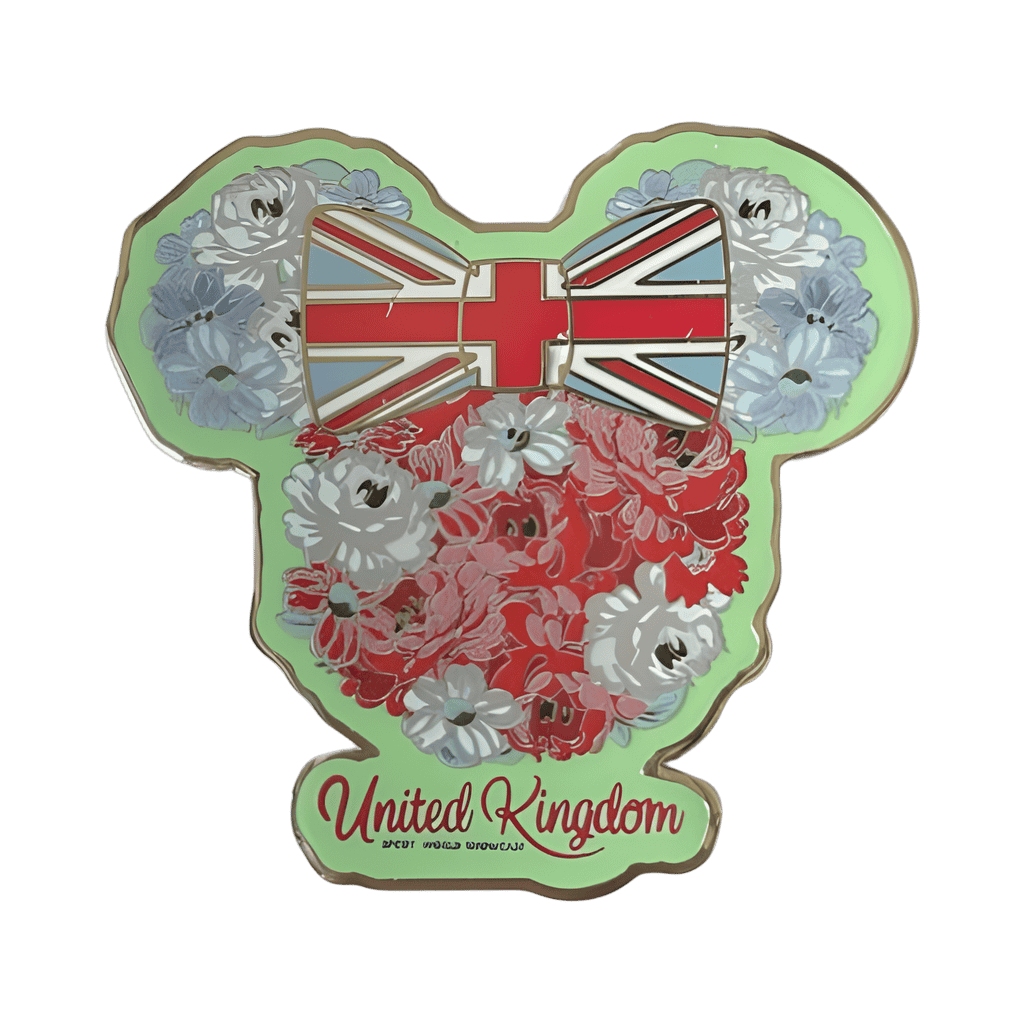 United Kingdom Flower Icon Disney pin