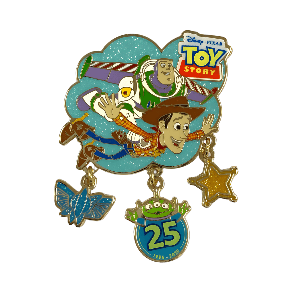 Woody and Buzz Flying Disney pin