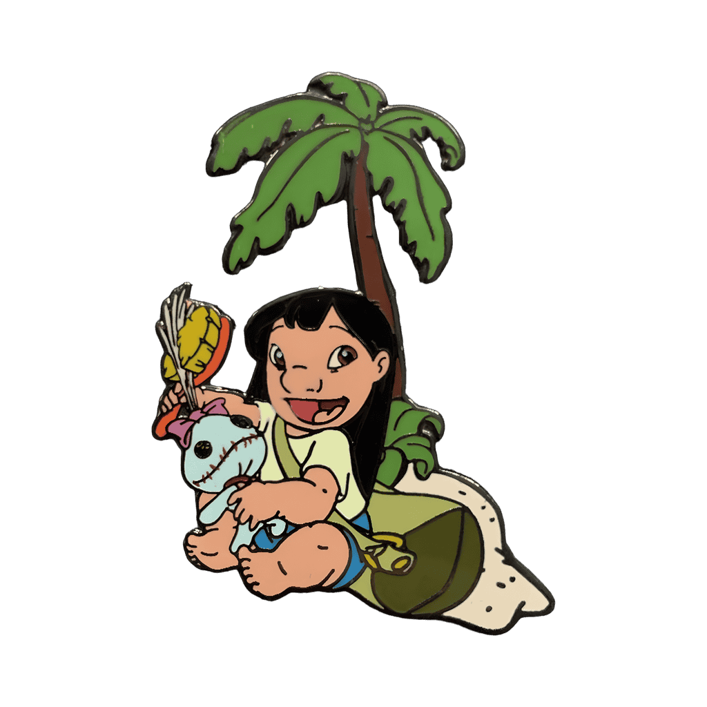 Lilo and Scrump on Island Disney pin