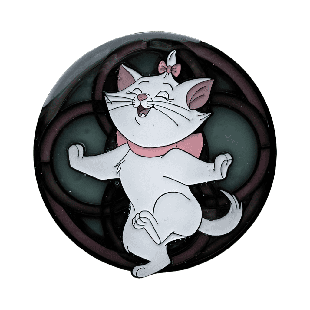 Stained Glass Window Marie Disney pin