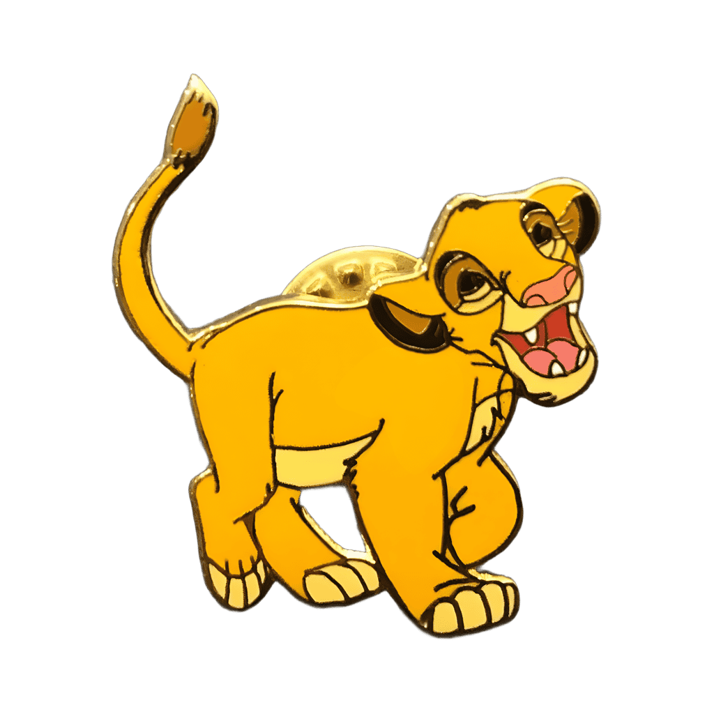 Simba Singing Disney pin