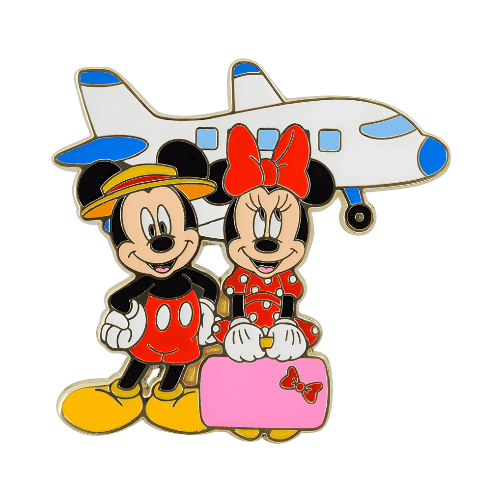 Mickey and Minnie Mouse Airplane Disney pin