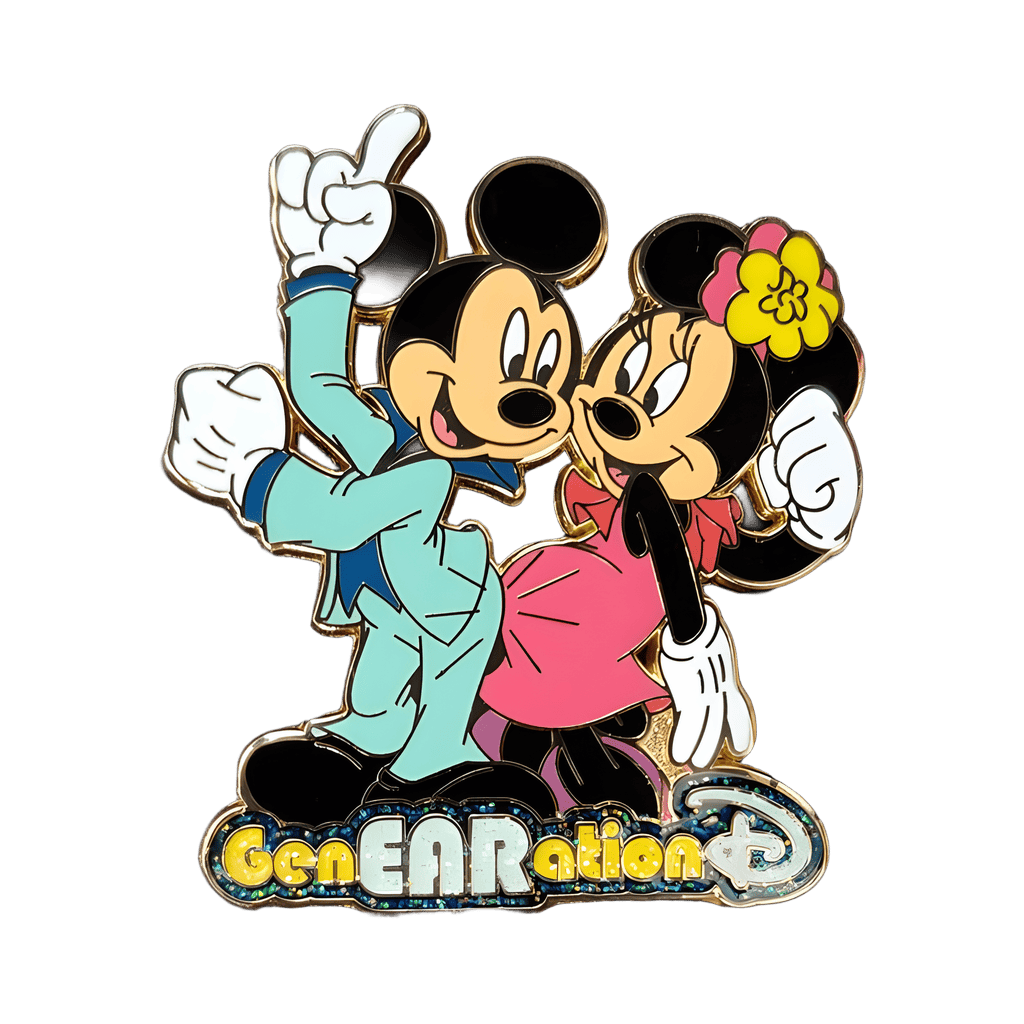1970's Mickey and Minnie Disney pin