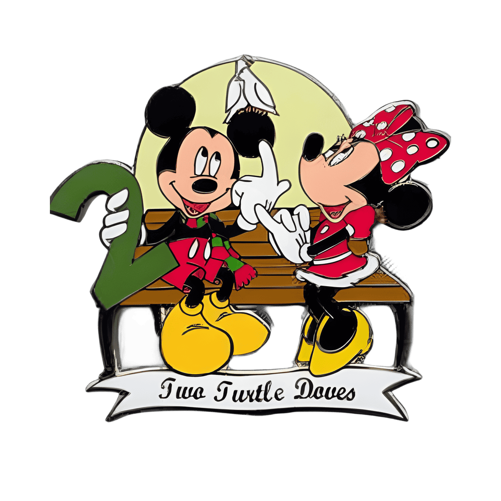 Two Turtle Doves Disney pin